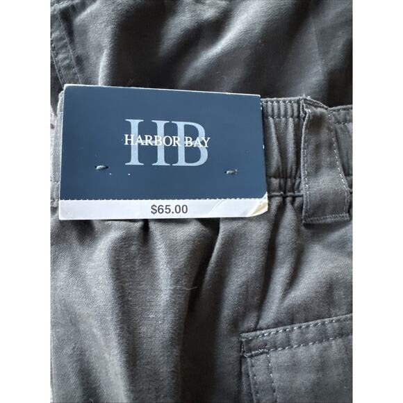 HB Harbor Bay Men's Convertible Cargo Pants in Charcoal Gray Size 2XL x 30 - Picture 11 of 12